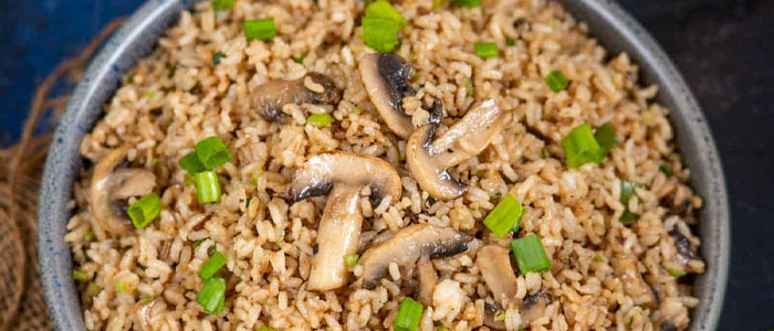 Mushroom Zeera Rice 